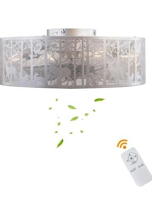 Світлодіодний стельовий вентилятор вентилятор стельовий світильник з пультом дистанційного керування