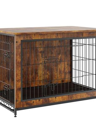 Клітка для собак vevor 98x65x68см p2 і q195 вінтажний приставний столик дротяна клітка клітка для домашніх