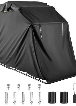 Vevor мотоциклетний чохол притулок для зберігання водонепроникний 22 мм надміцний мотоциклетний притулок 600d