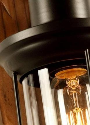 Вінтажна настінна лампа металева настінна лампа скляна лампа для ресторану домашній...