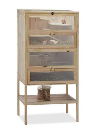 Дерев'яна клітка для хом'яків