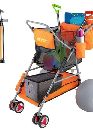Vevor beach wonder wheeler 30,5 см всюдихідні колеса на повітряній кулі 159,8 кг ручний візок для піску