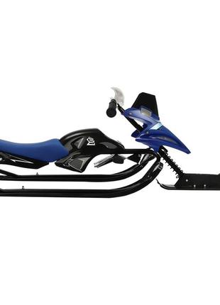 Санки керовані до 80 кг санки для дітей дитячі санки skibob керовані з гальмом, тросом, амортизатором