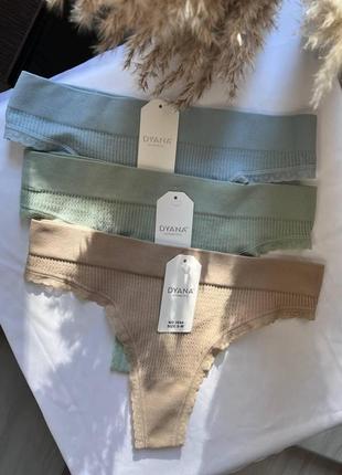 Женский комплект трусиков-стринг с мягкой резинкой, женские стринги, 3 штуки