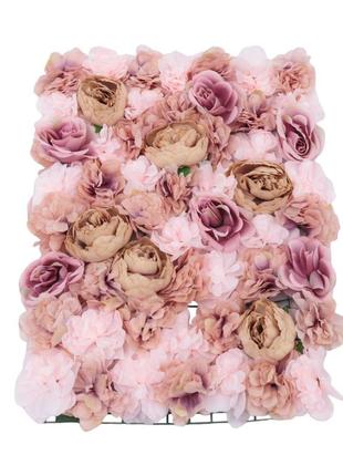 6 шт. штучна квіткова стіна весільна штучні квіти троянда настінний декор