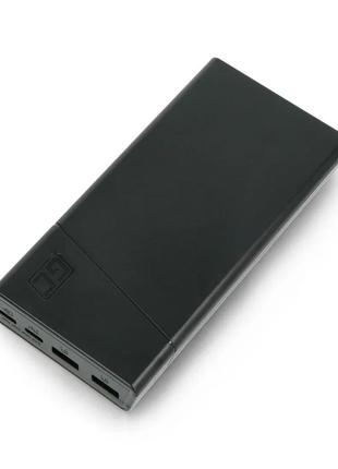 Мобільний акумулятор powerbank green cell powerplay20s 20000mah 2x usb ultra charge і 2x usb c - чорний