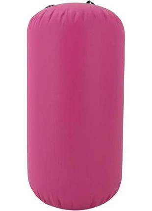 Cncest рожевий надувний гімнастичний рулон з насосом йога рулон фітнес рулон для гімнастики тренування фітнес