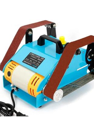 Стрічкова шліфувальна машина cncest 950 вт 220 в двоосьова стрічкова шліфувальна шліфувальний диск ніж