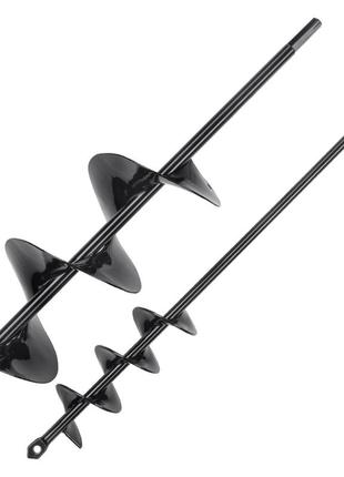 Садове свердло vevor φ47x400м & φ97x400мм свердло для землі для свердлильного верстата pcm сталеві палі