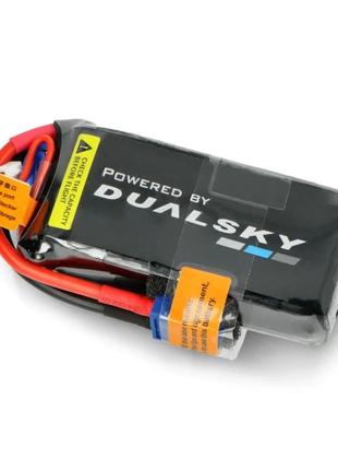 Li-pol dualsky 1300mah 60c / 5c 11.1v xpower hed package - з індикатором напруги