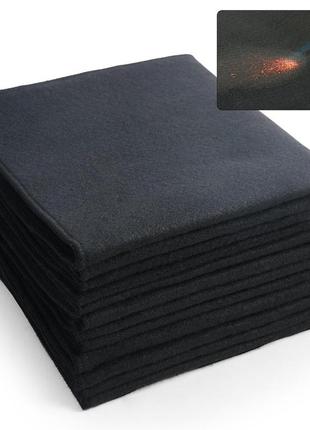 Зварювальні покривала з вуглецевого войлоку vevor в упаковці 6 штук, вогнетривкі зварювальні покривала 540 x