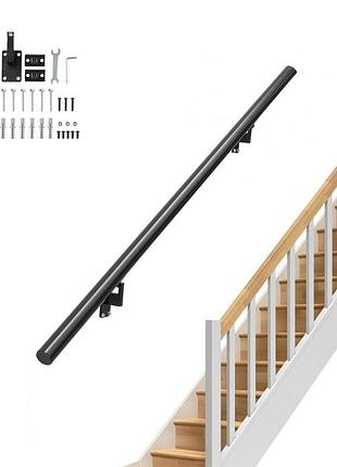 Поручень vevor алюмінієвий сплав легкий догляд сходові огородження 1524 мм огородження сходів 199,6 кг