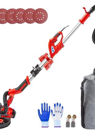 Vevor довільна орбітальна шліфувальна машина для гіпсокартону 225 мм 710 вт шліфувальна стрічка зі