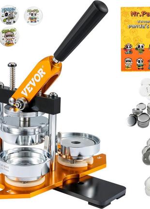 Vevor кнопка машина 75 мм (3 дюйми) значок пуансон прес набір, діти diy подарунки кнопка виготовлення машини,