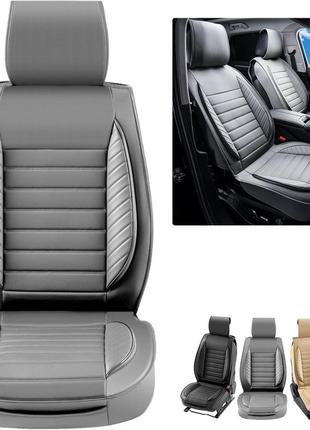 Чохли на сидіння vevor, універсальні чохли для передніх сидінь автомобіля, 2-компонентний чохол зі штучної
