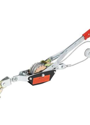 Лебідка vevor power puller come along 2 тонни 4409 фунтів надпотужний тяговий підйомник 2 гаки