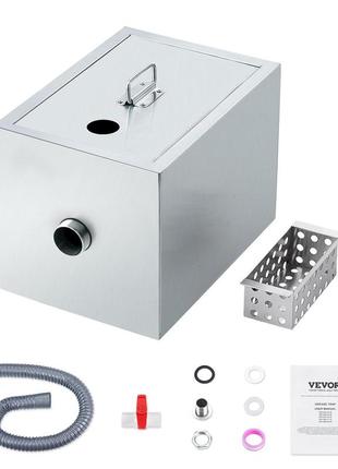 Комерційний жировловлювач vevor, 8-фунтовий жировловлювач, верхній вхідний сепаратор, жировловлювач з