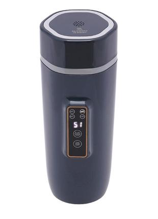 Чайник 350 мл 300 вт портативний електричний швидкого закипання mini thermo mug