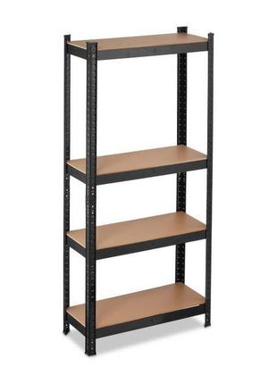 Надміцна полиця 150 см чорна