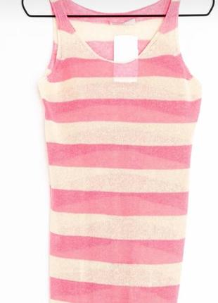 Накидка на купальник розовая , бежевая