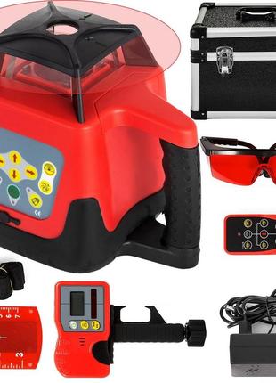 Vevor ротаційний лазер професійний максимальна робоча дальність 500 м лазер з червоною лінією 360 градусів