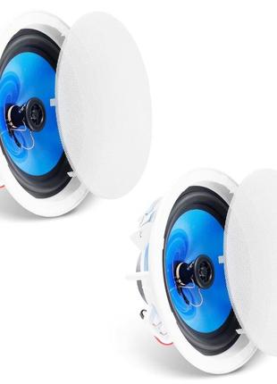 Комплект vevor 2 стельові колонки, вбудовані колонки, настінні колонки, 50вт, 20см