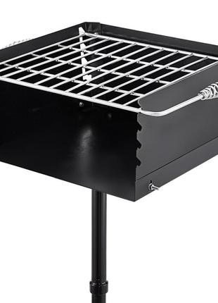 Вугільний гриль vevor відкритий парковий стиль вугілля 16 х 16 дюймів підлогова колонка, візок для барбекю