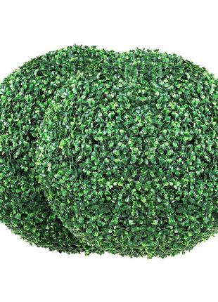 Vevor 2x куля самшиту штучна ø40,6 см садовий декор куля самшиту штучна куля самшиту штучна рослина з пе,