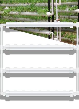 Гідропонний трубний будинок для гідропоніки, безґрунтові системи вирощування рослин для овочів салату квітів