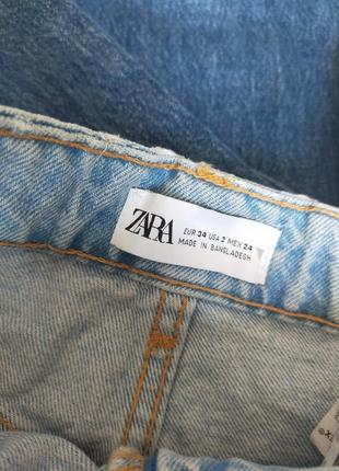 Zara шорты джинсовые4 фото