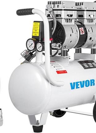 Vevor 25 л безшумний компресор стиснене повітря 750 вт повітряний компресор тихий компресор повітряний