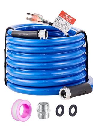 Шланг для підігріву води vevor 7,6 м шланг для питної води для будинку на колесах 160 вт