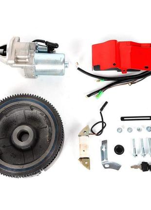 Комплект електричного стартера з маховиком для двигунів honda gx340 11 к.с. gx390 13 к.с.