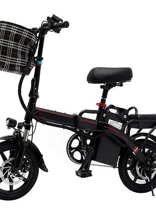 Складний 14-дюймовий електровелосипед cncest з двигуном 350 вт 25 км/год та знімним літієвим акумулятором city