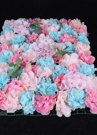 12 шт. штучна квіткова стіна шовкова квітка фон diy весільна вулиця троянда стіна