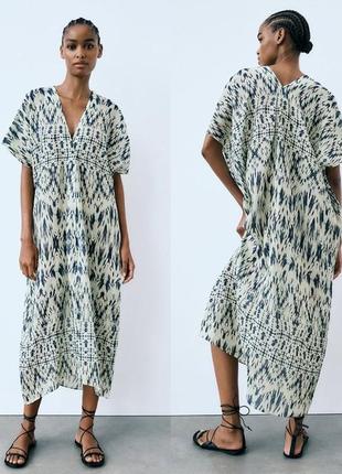 Стильное платье-туника zara(парео)