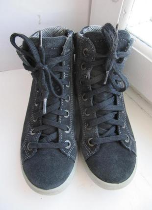 Демисезонные замшевые ботинки superfit суперфит gore-tex8 фото