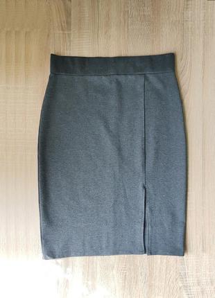 Женская базовая юбка-карандаш из вискозы, облегающая деловая юбка exchic4 фото
