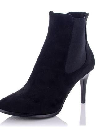 Демисезонные ботинки женские hongquan h60-122/37 черный 37 размер