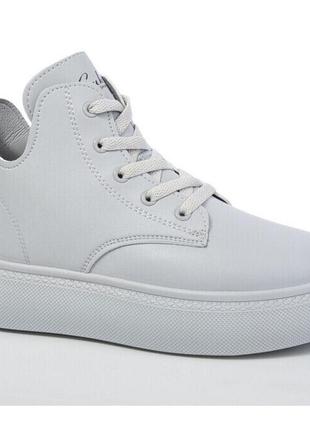 Демісезонні черевики жіночі gukkcr g1589-3/38 сірі 38 розмір