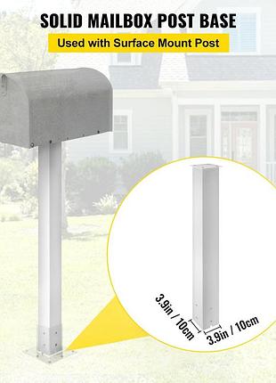 Поштова скринька vevor post 43 - сталь з порошковим покриттям для зовнішнього використання