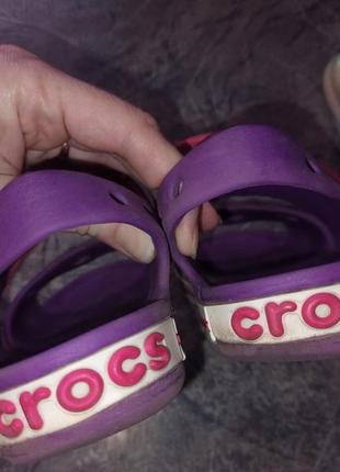 Босоножки сандалии crocs для девочки все вместе4 фото