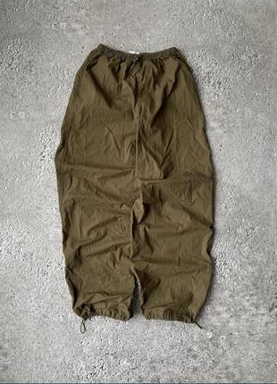 Парашуть масло denim со брюки на утяжках широкие спортивные baggy