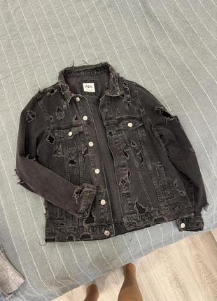Джинсова куртка zara