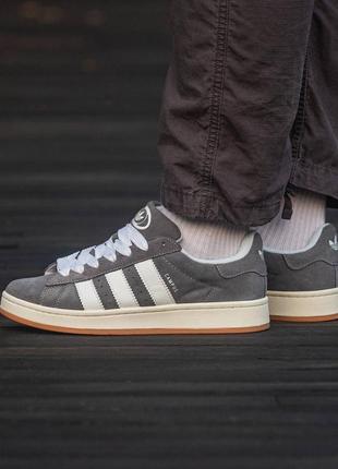 Adidas campus grey\white4 фото