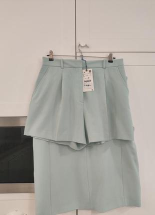 Новый костюм с шортами и жилетка zara5 фото