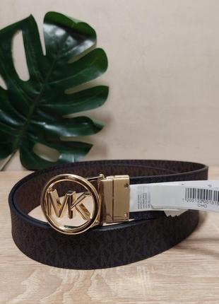 Пояс ремень michael kors mk двусторонний оригинал оригинал s, m, l, xl2 фото