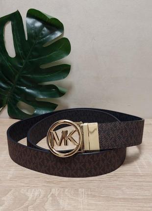 Пояс ремень michael kors mk двусторонний оригинал оригинал s, m, l, xl3 фото