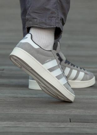 Adidas campus grey\white6 фото