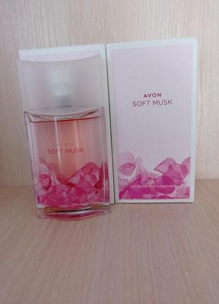 Туалетна вода avon soft musk1 фото